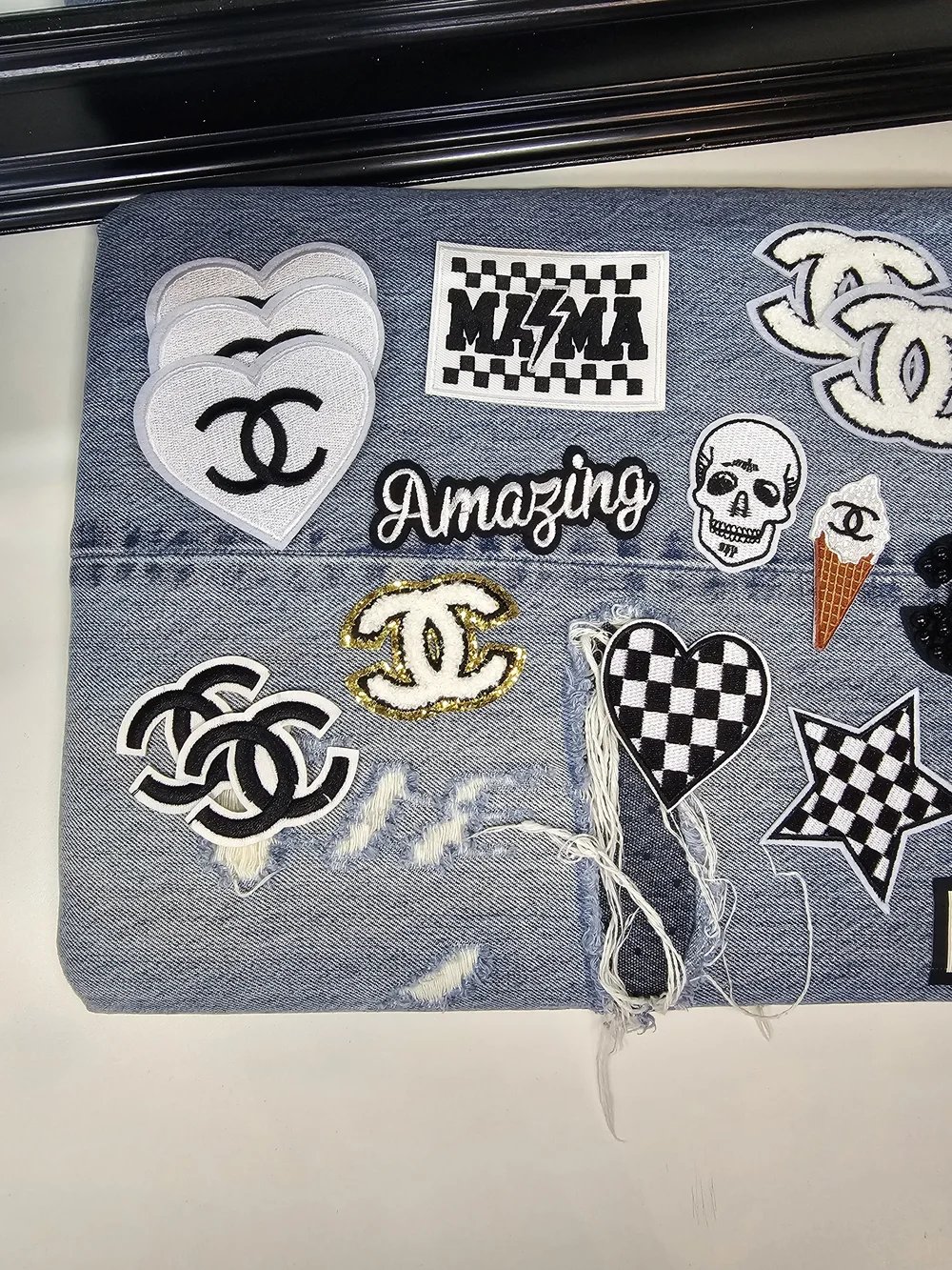 Designer Inspired Iron-on Patches - Picture 4 of 4